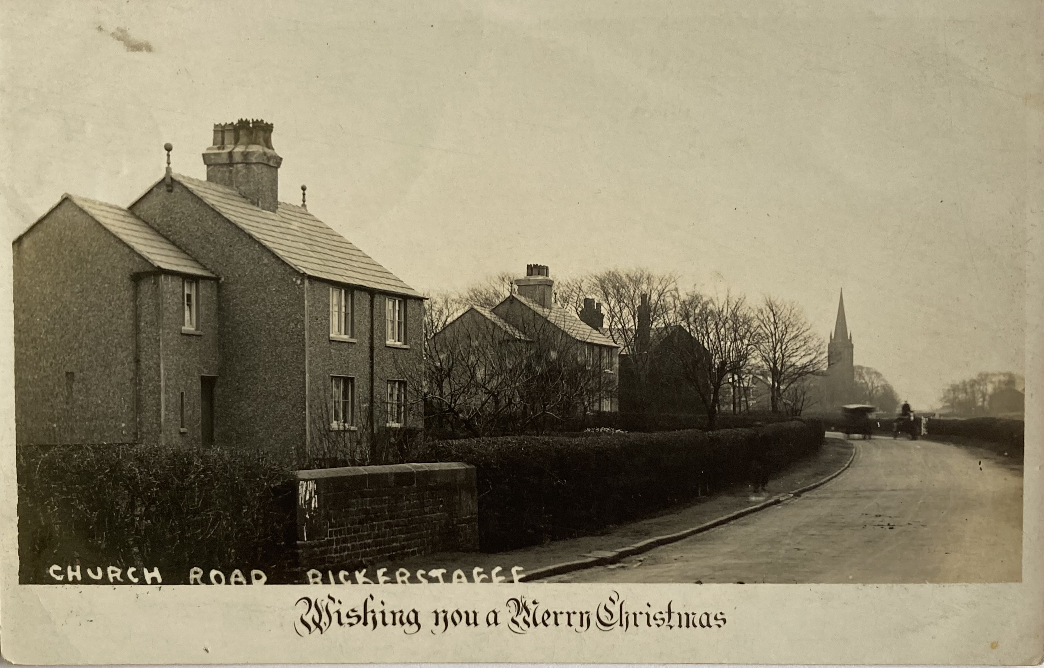 Church Road Bickerstaffe. Posted 1910