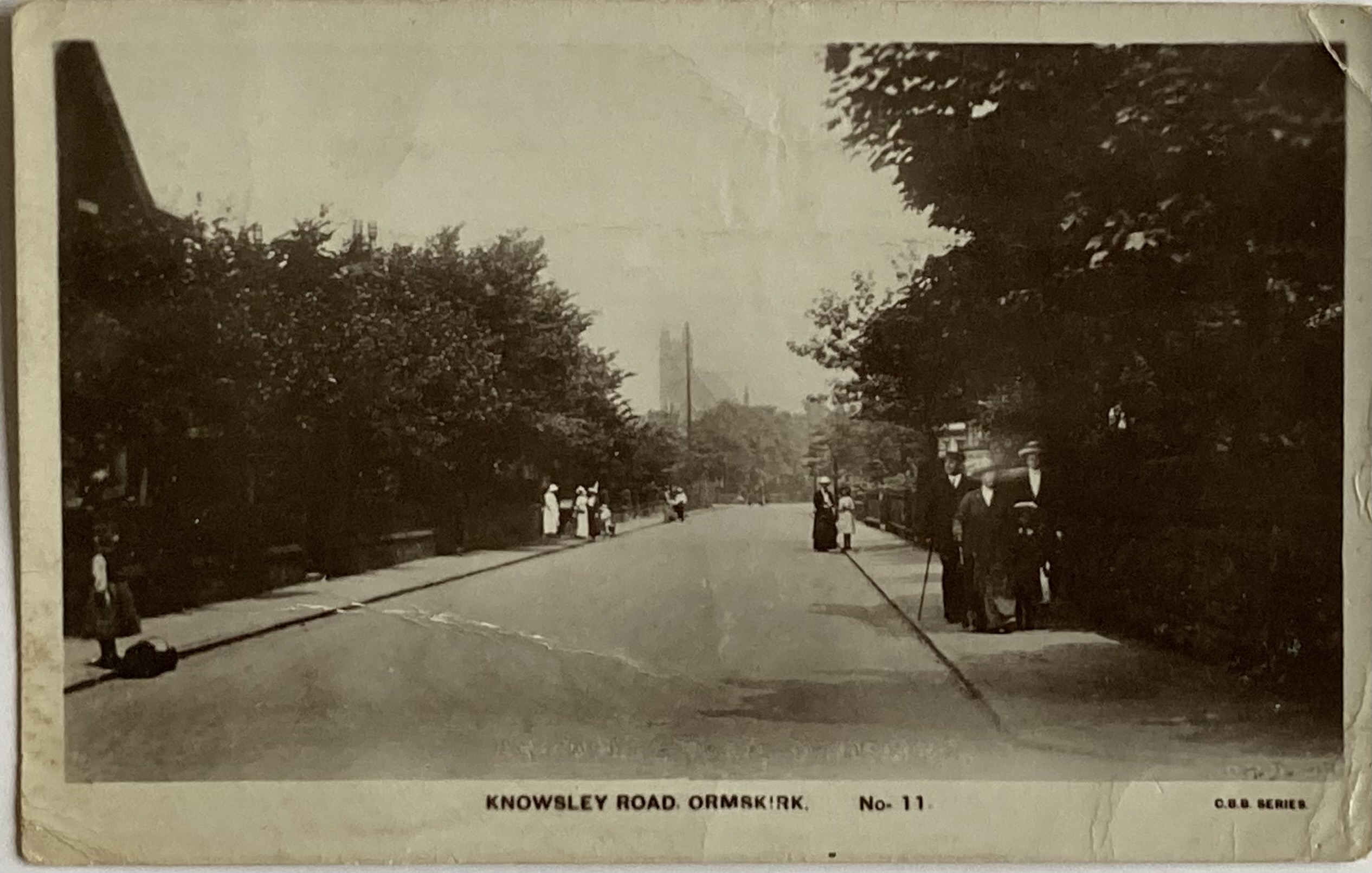 Knowsley Road Ormskirk. Posted 1920