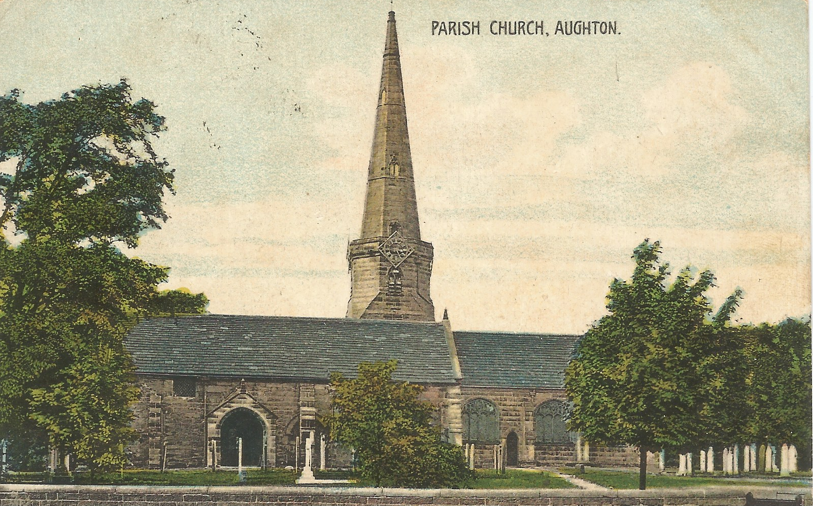 Parish Church Aughton 1906 edit PR
